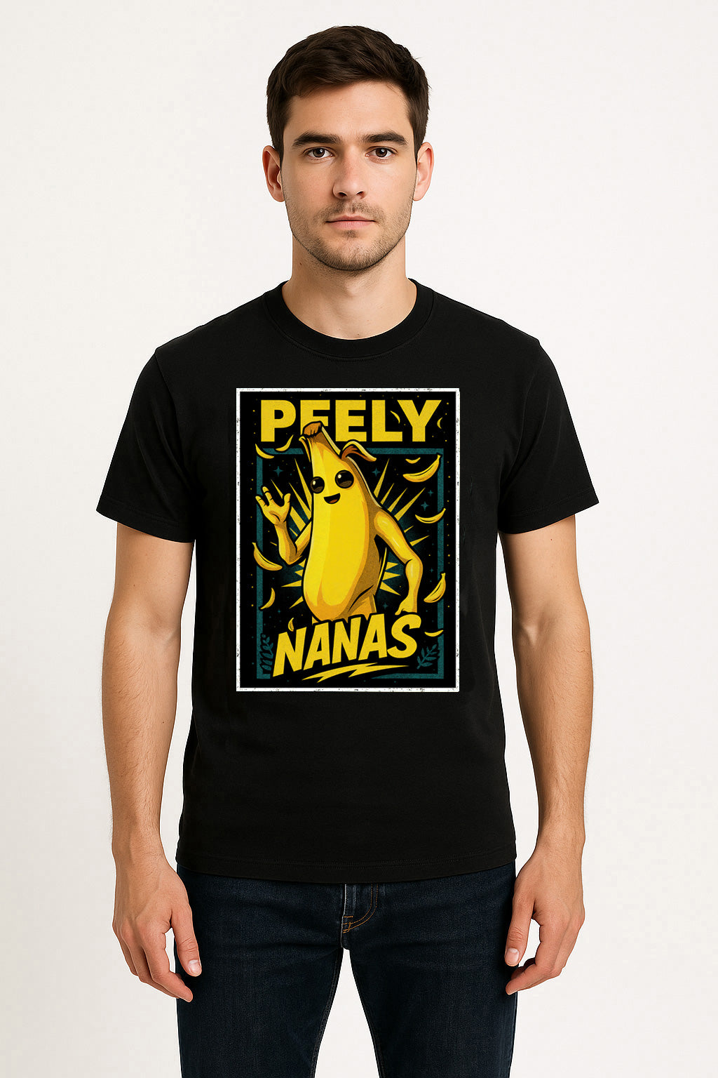 Fortnite Peely Nanas Unisex Comic T-Shirt – Funny Banana Skin Gamer Graphic Tee
