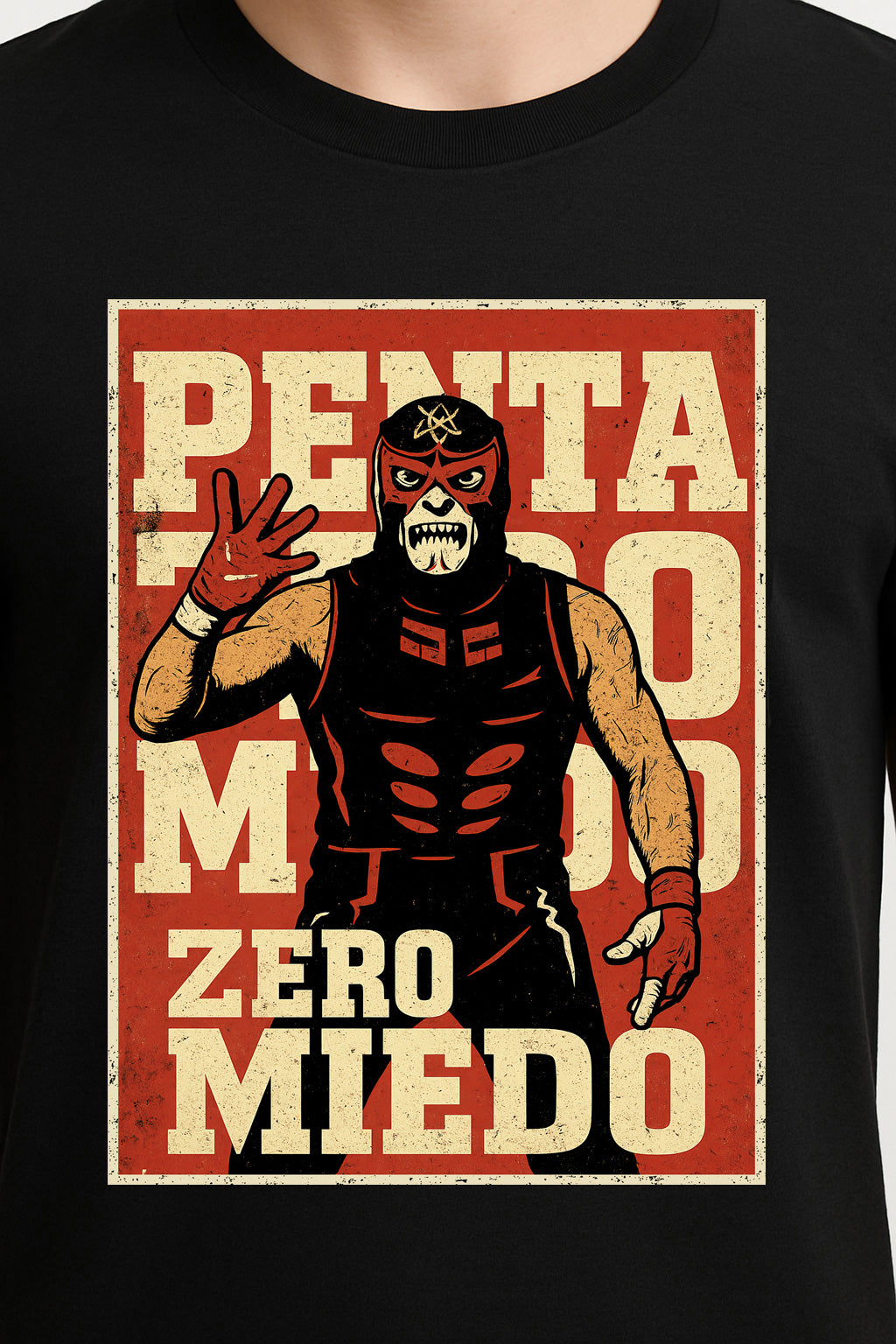 Penta El Zero Miedo “Zero Miedo” Classic Lucha Libre Unisex Tee – Wrestling Graphic T-Shirt