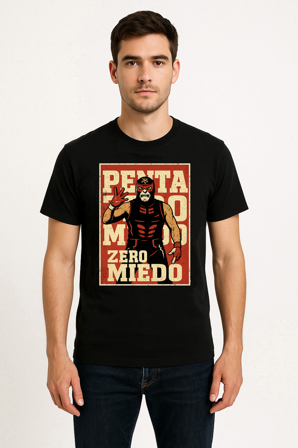 Penta El Zero Miedo “Zero Miedo” Classic Lucha Libre Unisex Tee – Wrestling Graphic T-Shirt