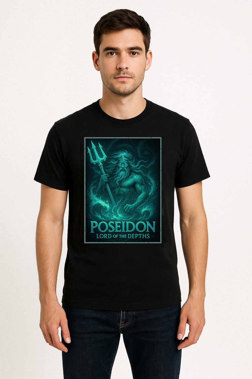 Poseidon Lord of the Depths Unisex Greek God T-Shirt
