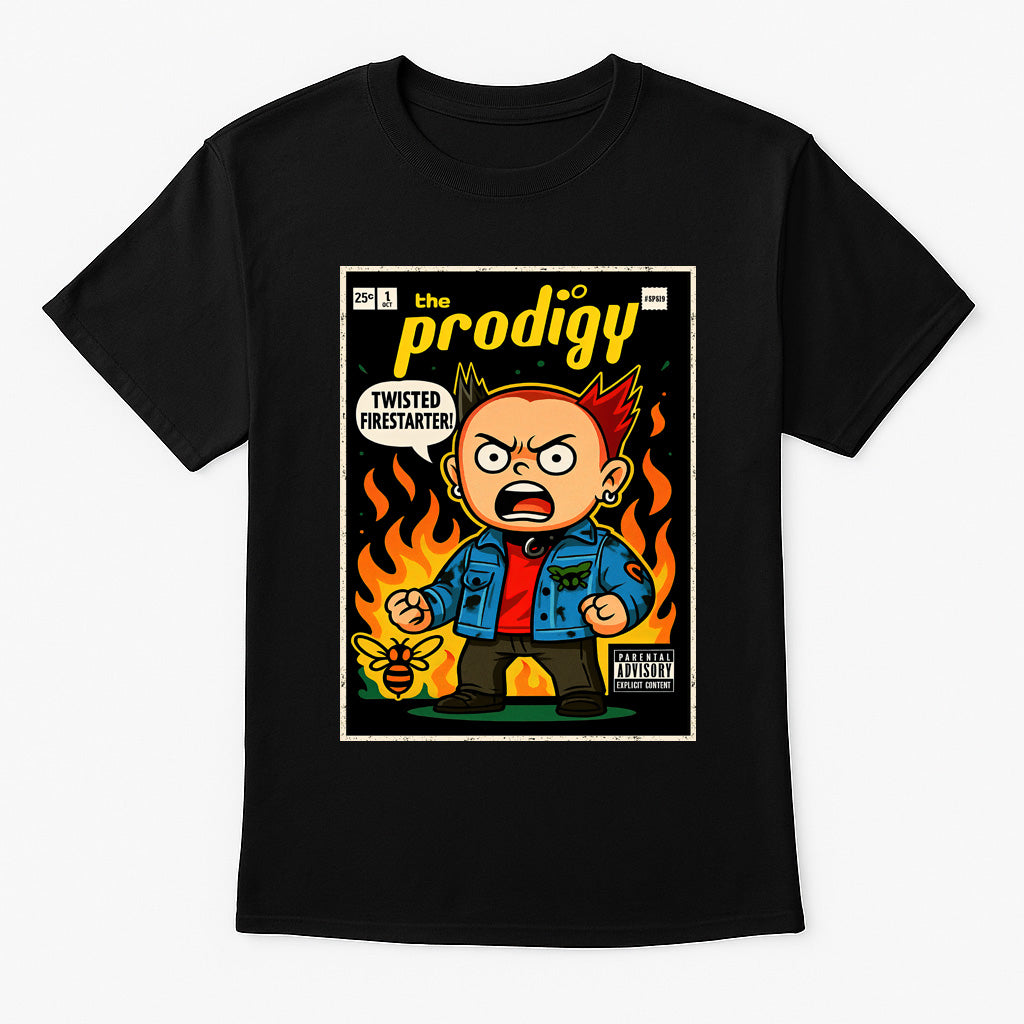 Prodigy Firestarter Electronic Rock Funko Pop Style Unisex T-Shirt