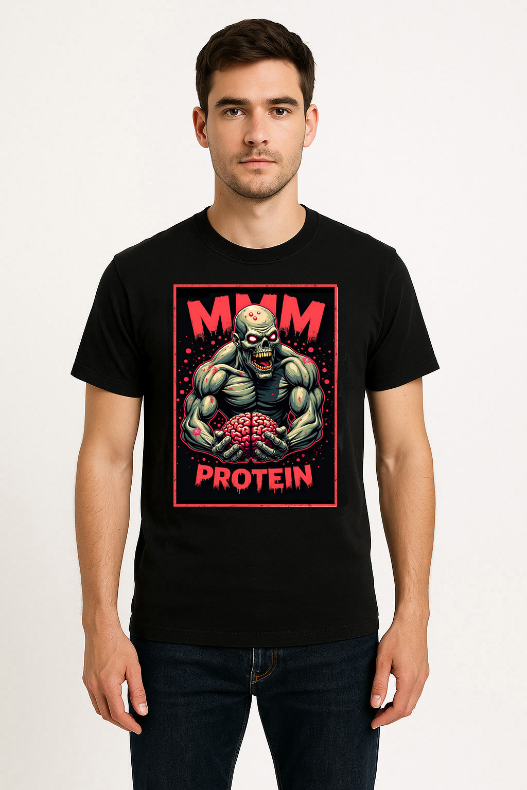 Mmm Protein Unisex Adults & Kids T-Shirt – Brain Gains