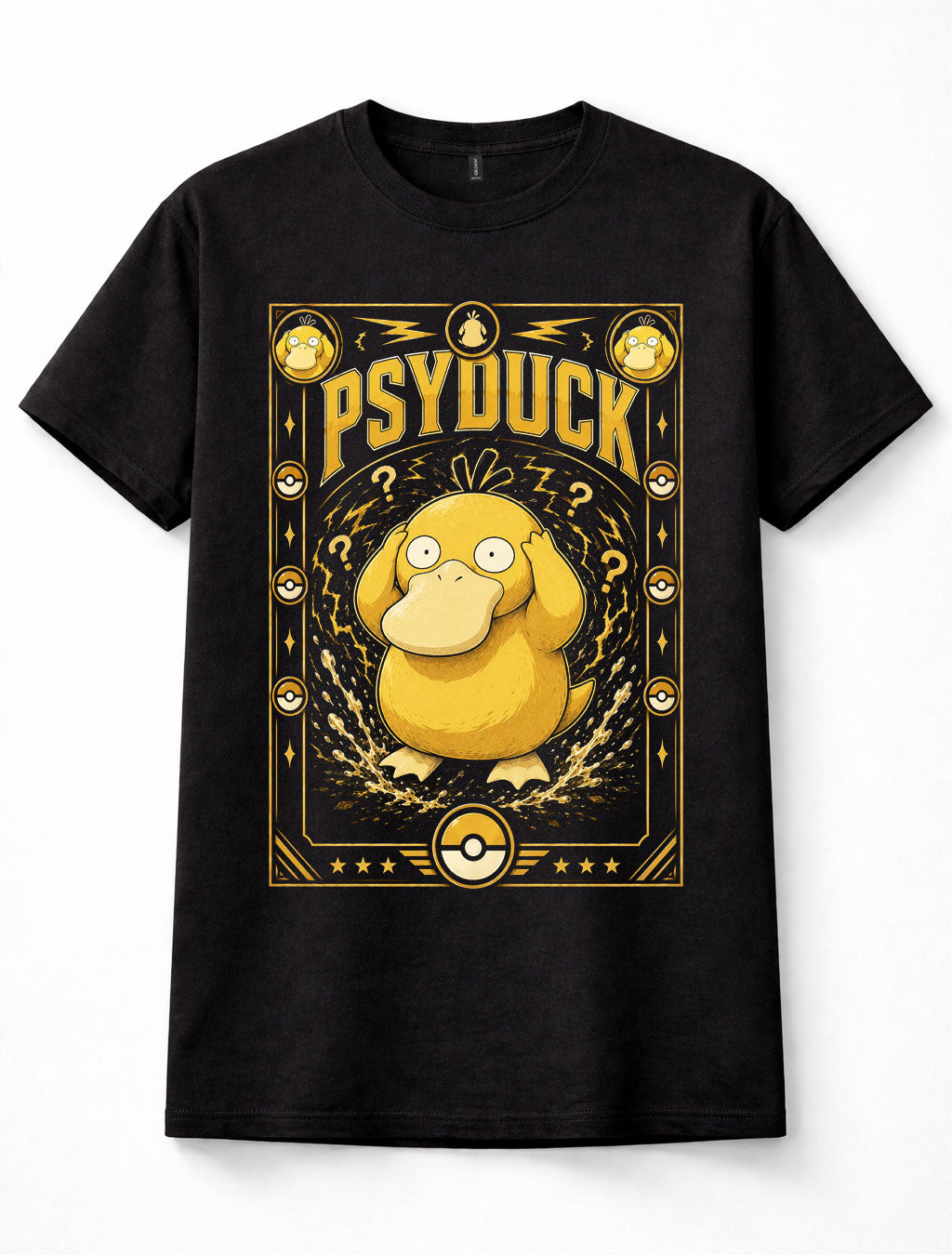 Pokemon Psyduck Confused Water Duck Kanto Unisex T-Shirt