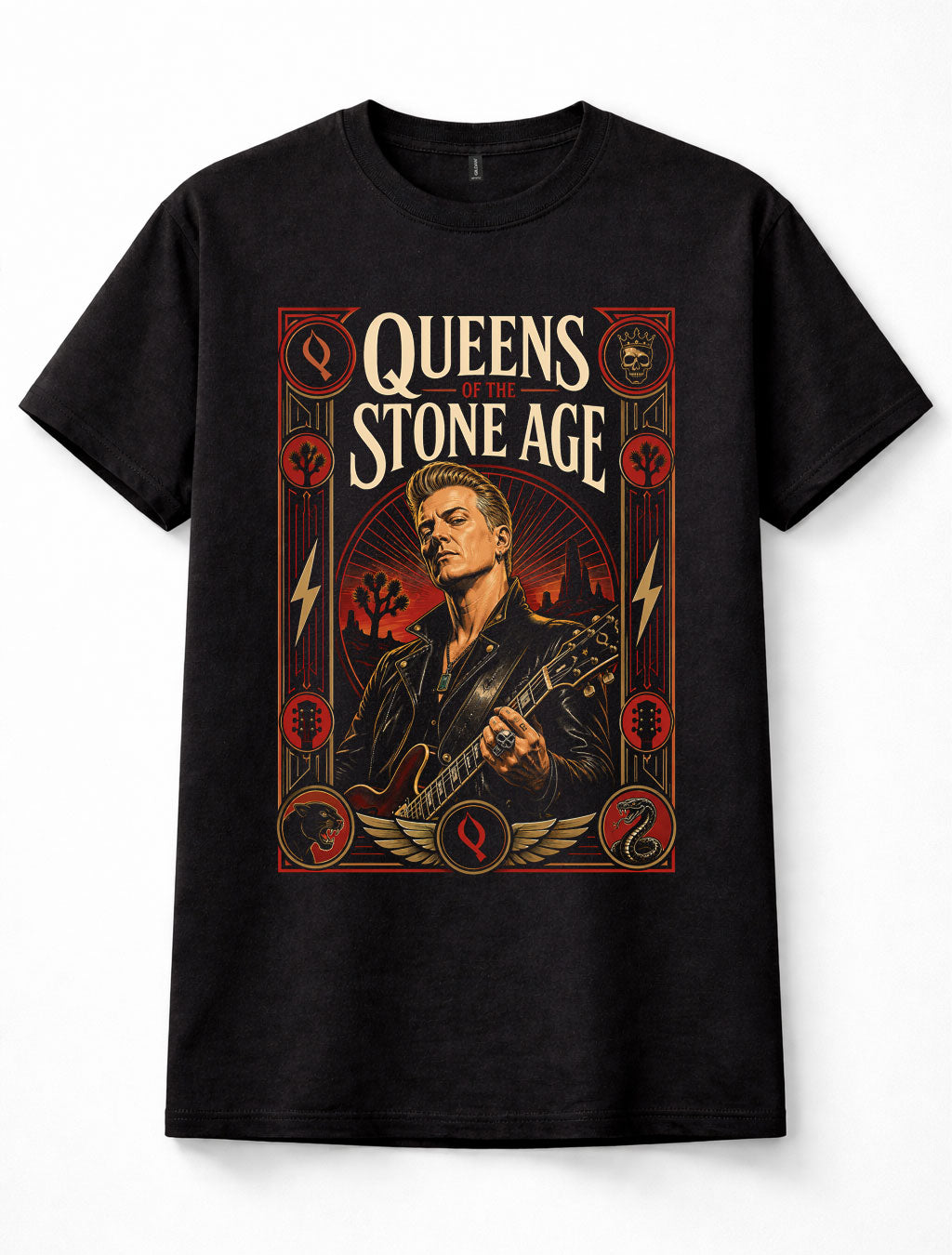 Queens of the Stone Age Josh Homme Rock Band Graphic Unisex T-Shirt