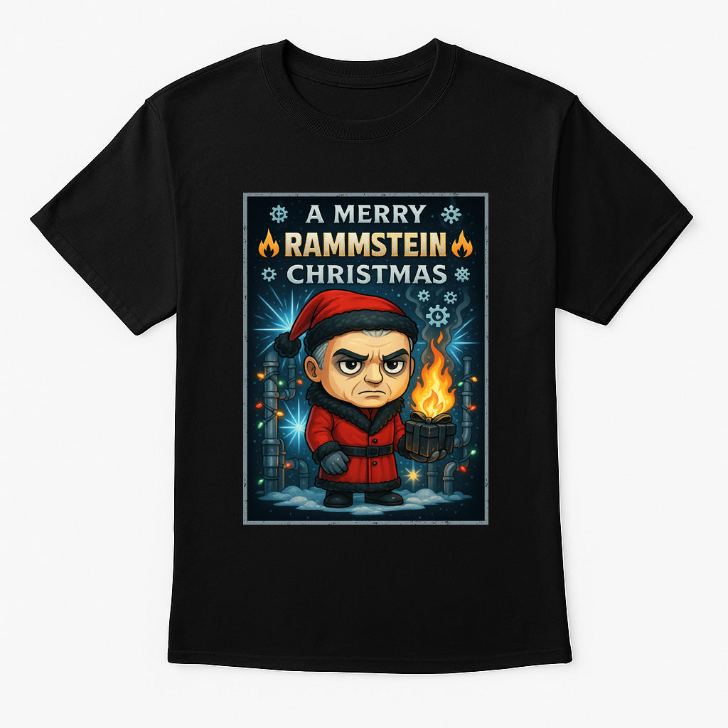 Rammstein Merry Christmas Industrial Metal Unisex Christmas T-Shirt or Hoodie