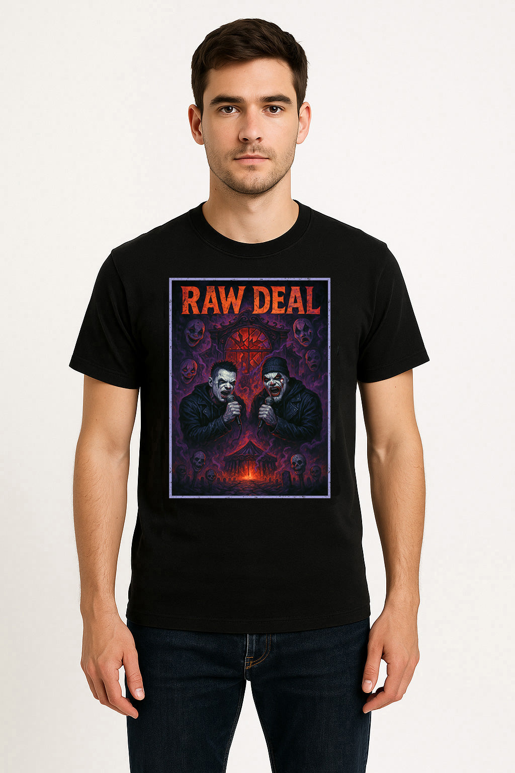 Twiztid – Raw Deal Unisex T-Shirt Horrorcore Rap Metal Merch Tee