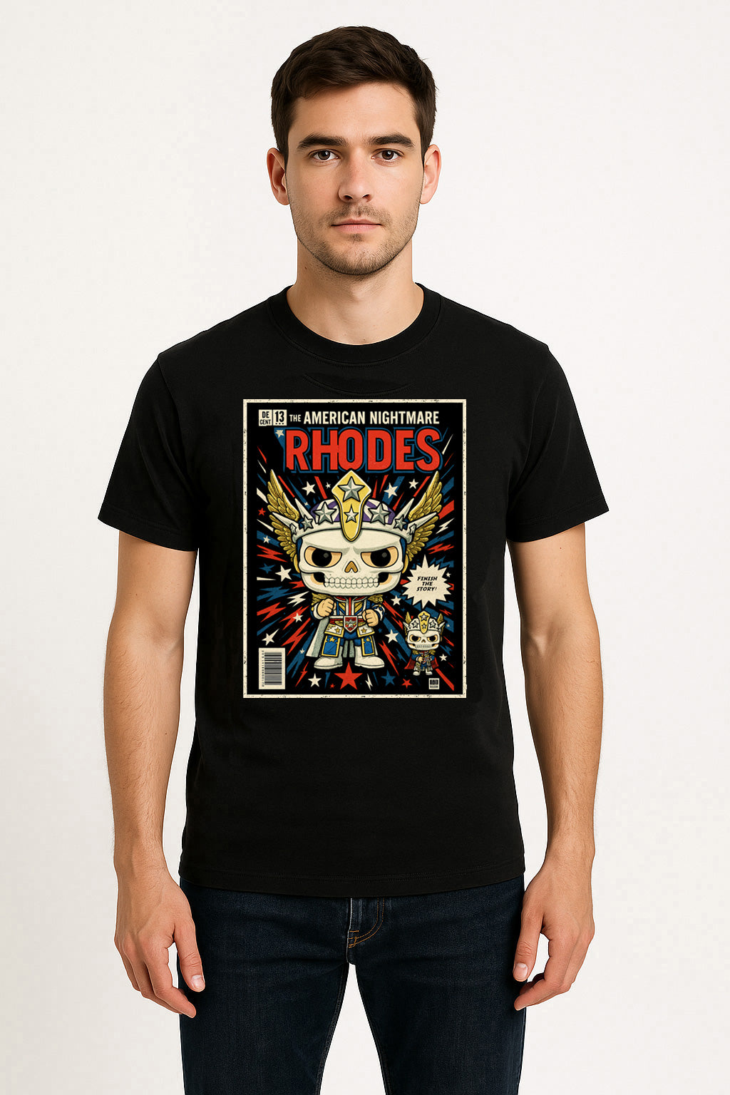 Cody Rhodes “Finish The Story” Pop Comic Wrestling T-Shirt — American Dream Legacy