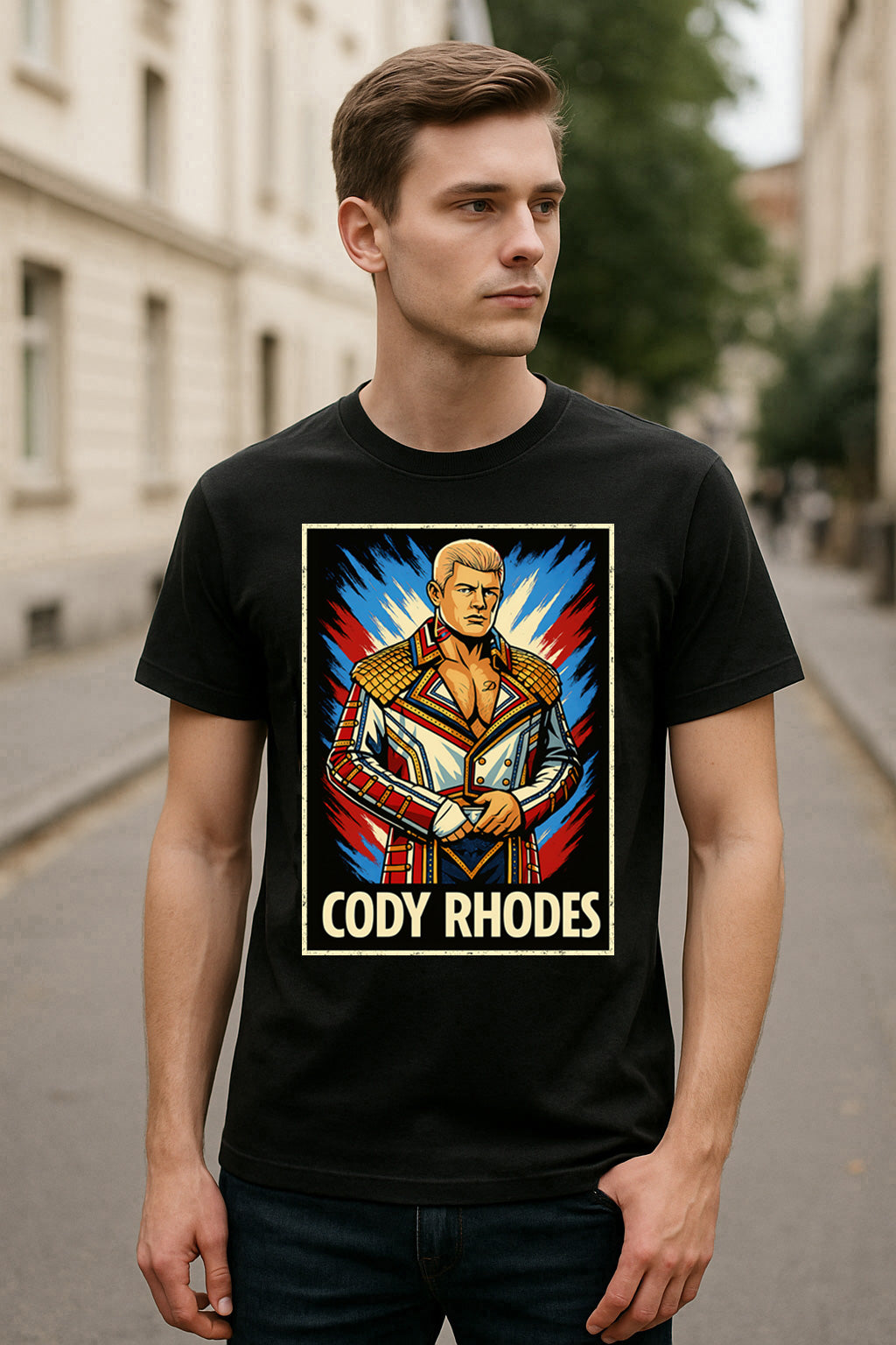 Cody Rhodes “American Nightmare” Retro Poster Unisex T-Shirt – Undisputed Fan Gear