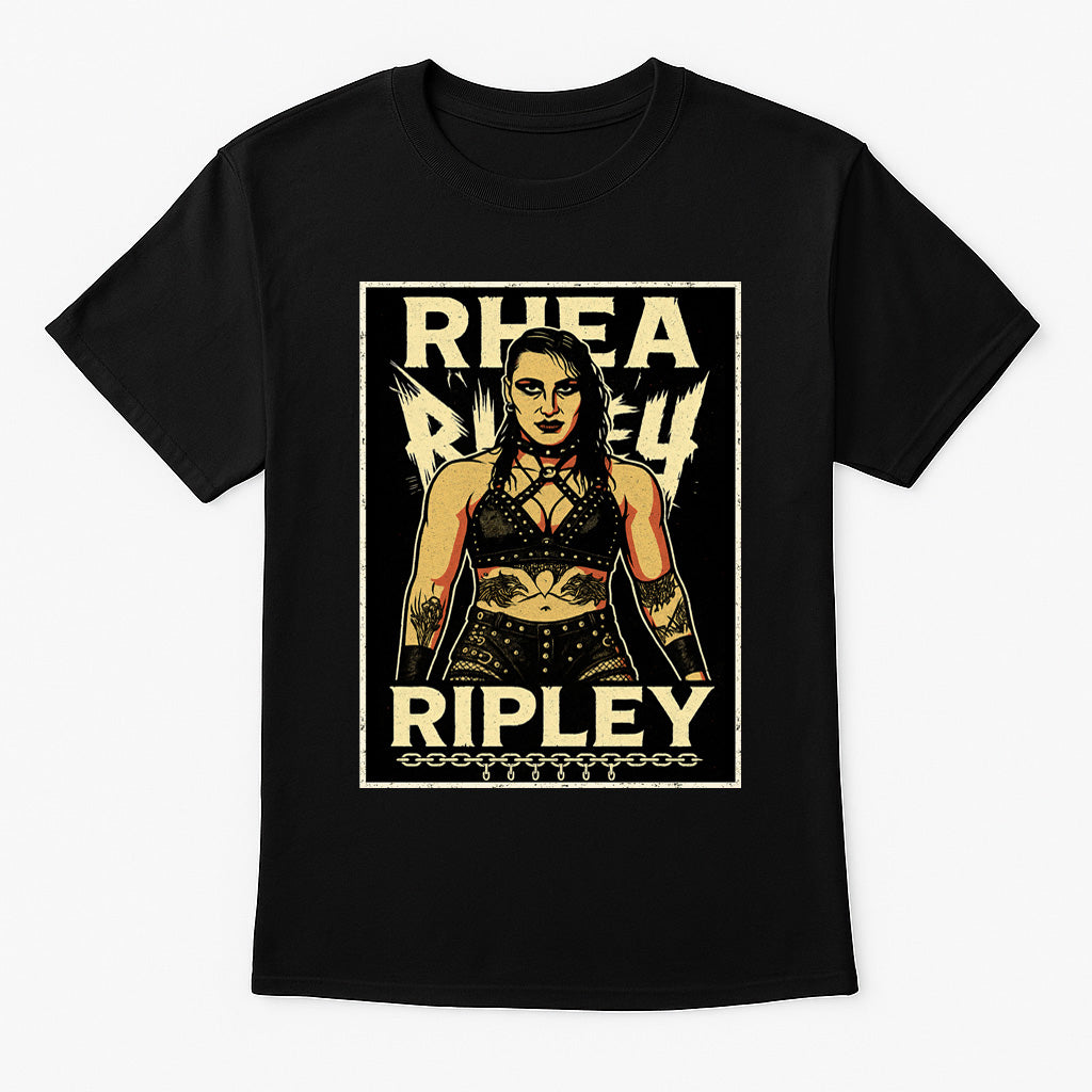 Rhea Ripley “Brutality Unleashed” Retro Wrestling T-Shirt — Nightmare Queen Edition