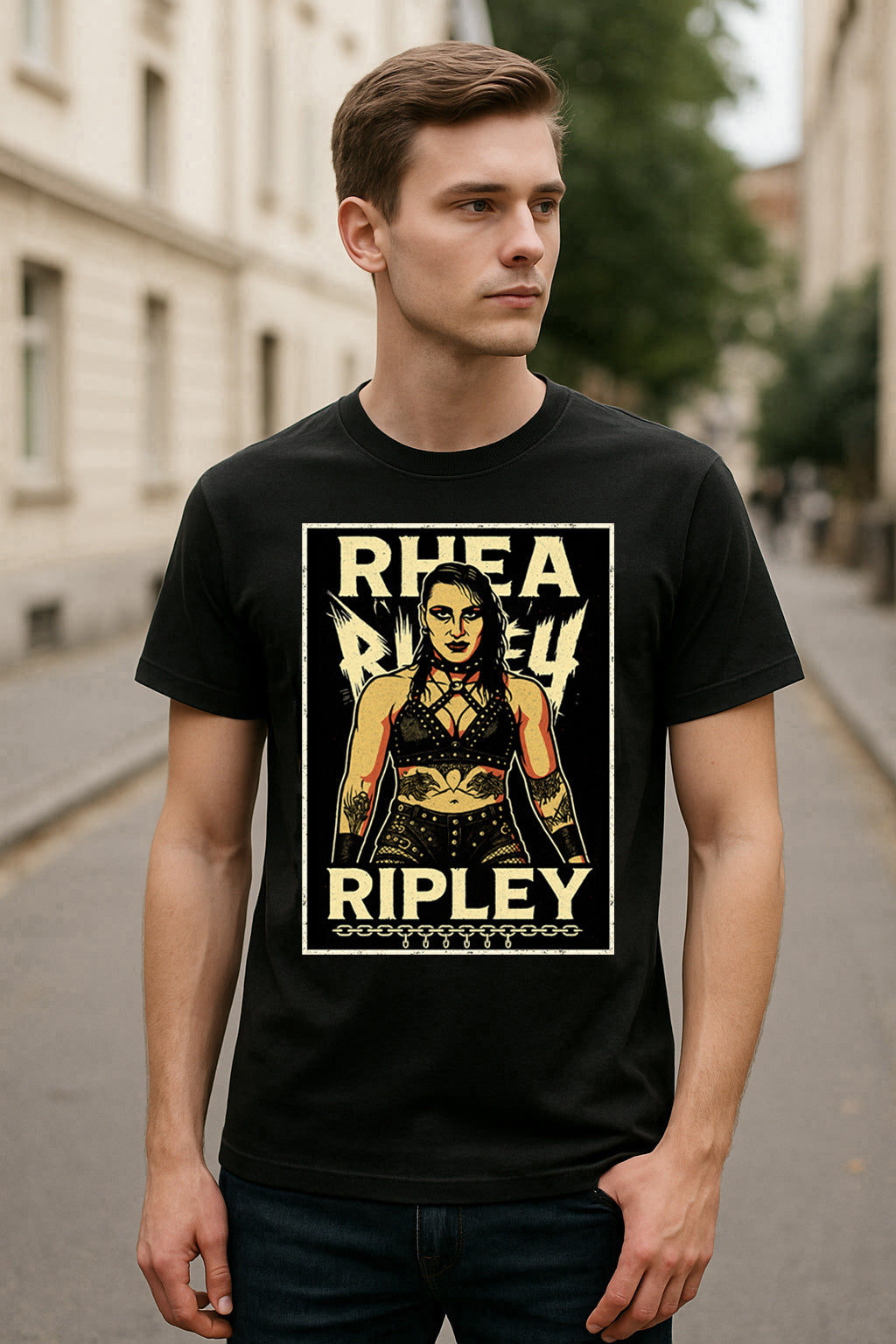 Rhea Ripley “Brutality Unleashed” Retro Wrestling T-Shirt — Nightmare Queen Edition
