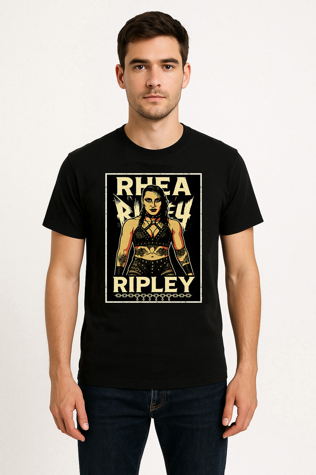 Rhea Ripley “Brutality Unleashed” Retro Wrestling T-Shirt — Nightmare Queen Edition