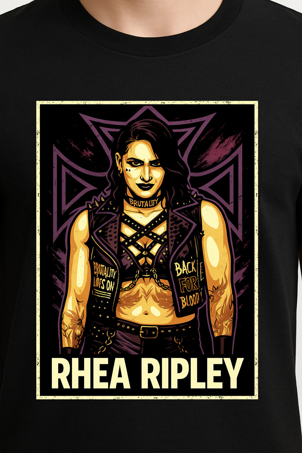 Rhea Ripley Retro Wrestling Unisex T-Shirt Judgment Da Brutality Tee