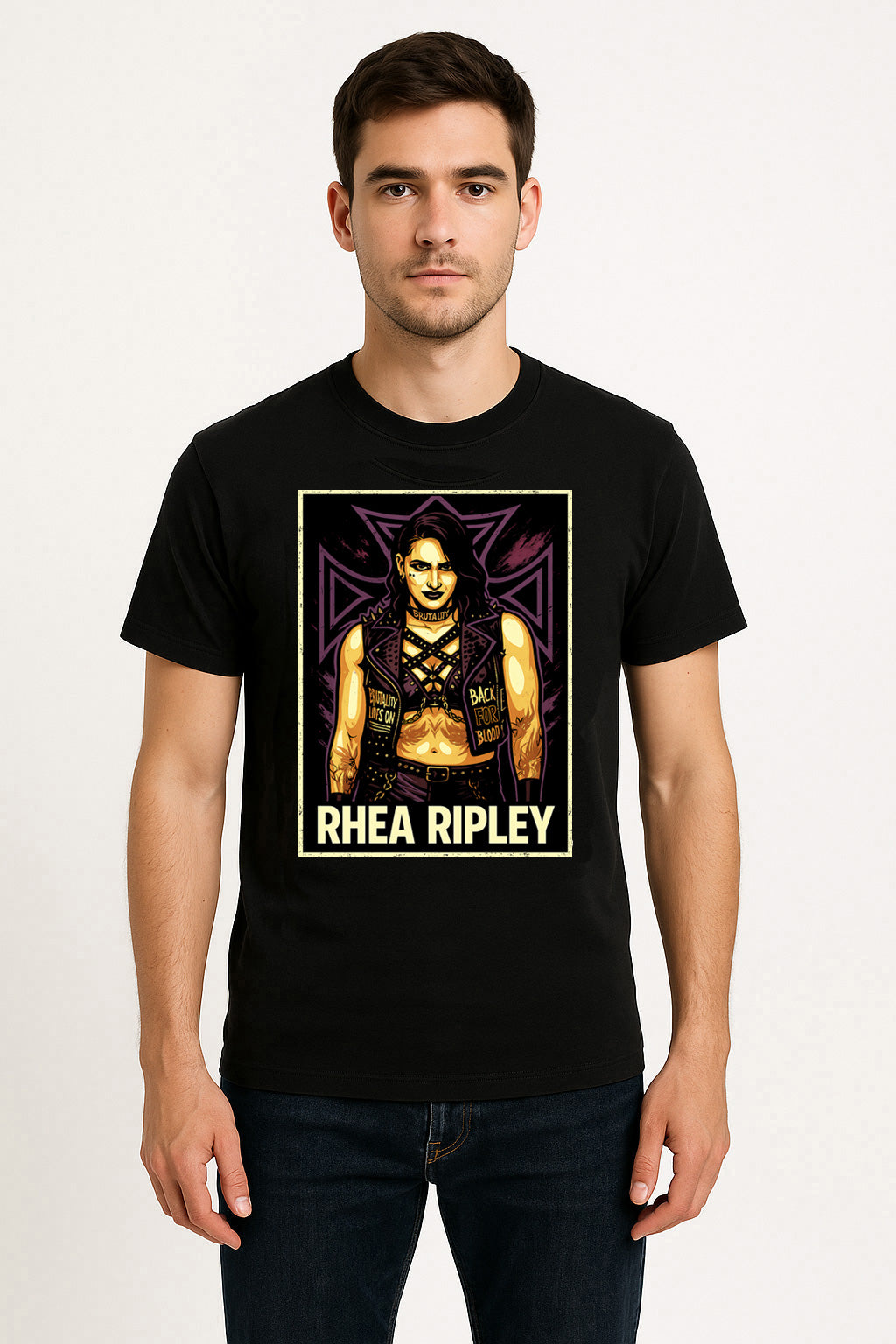 Rhea Ripley Retro Wrestling Unisex T-Shirt Judgment Da Brutality Tee