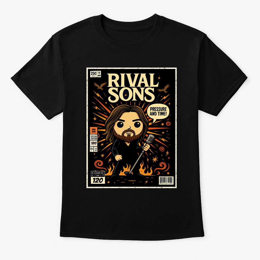Rival Sons Electric Man Blues Rock Funko Pop Style Unisex T-Shirt