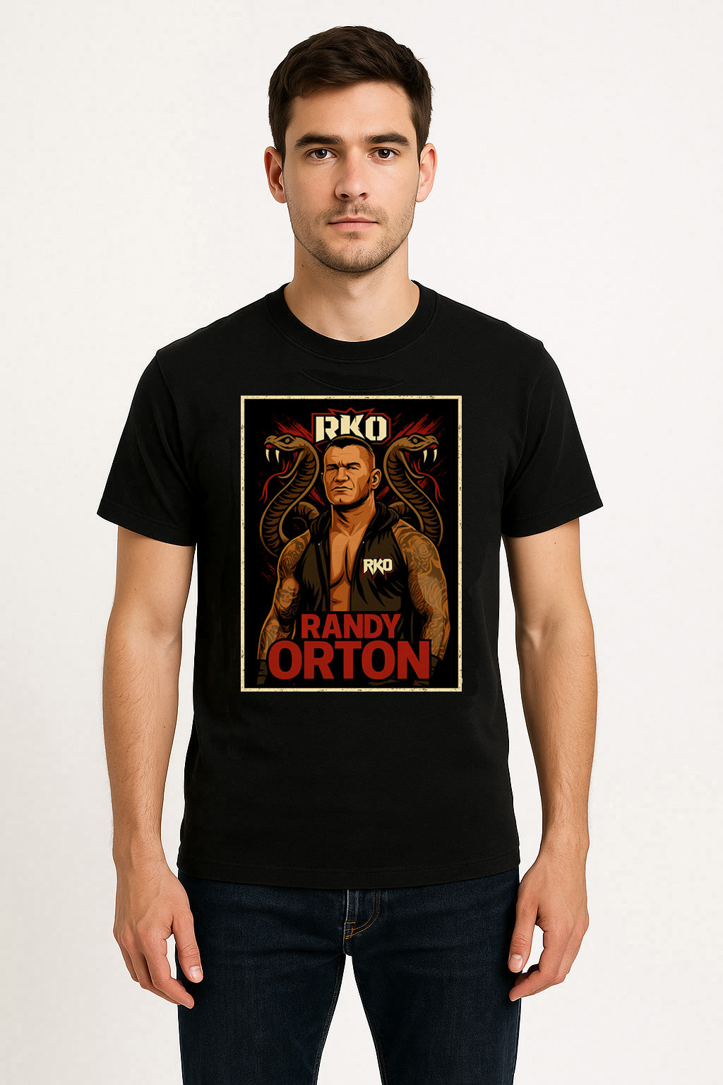 Randy Orton “RKO Viper” Retro Wrestling T-Shirt — Apex Predator Edition