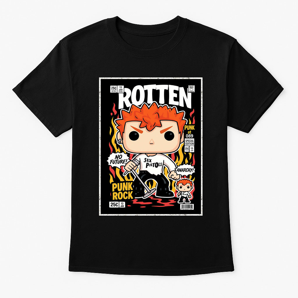 Johnny Rotten Anarchy in the UK Punk Funko Pop Style Unisex T-Shirt