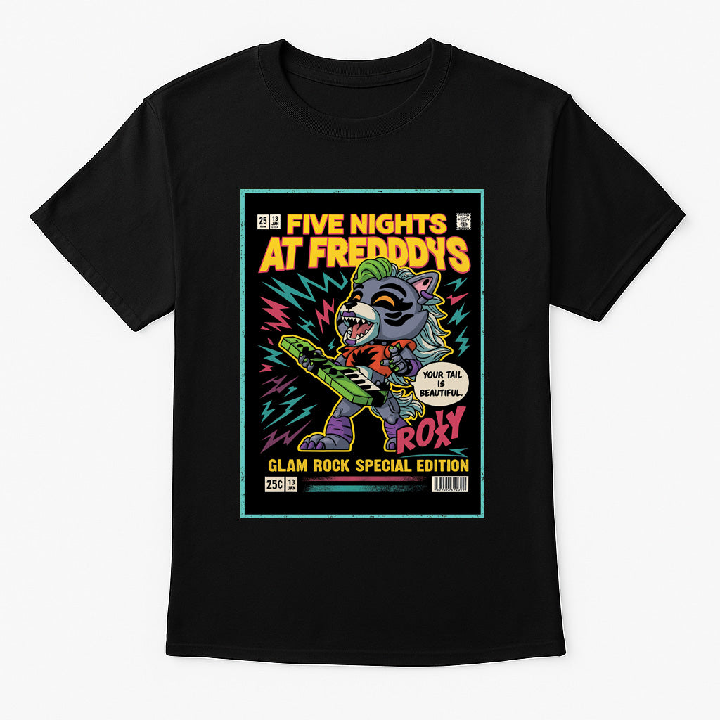 Five Nights at Freddy’s Roxanne Wolf Unisex T-Shirt – Glam Rock Security Breach Tee