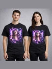 Fairy Skeleton Gothic Mushroom Butterfly Fantasy Skull Unisex T-Shirt