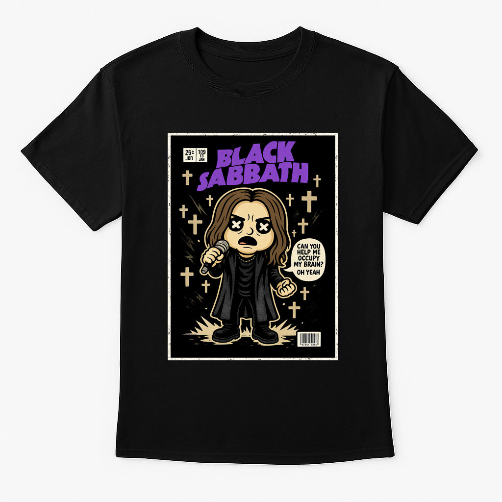 Black Sabbath “Paranoid” Unisex T-Shirt – Heavy Metal Pioneer Classic Rock Legend Graphic Tee
