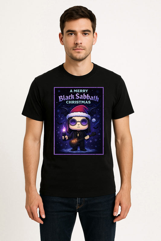 Black Sabbath Merry Christmas Unisex Christmas T-Shirt or Hoodie