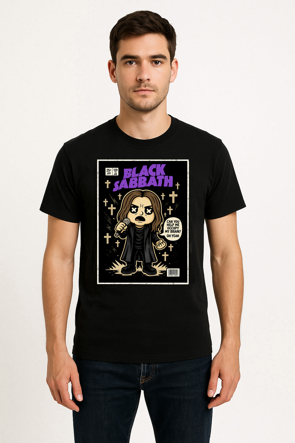 Black Sabbath “Paranoid” Unisex T-Shirt – Heavy Metal Pioneer Classic Rock Legend Graphic Tee