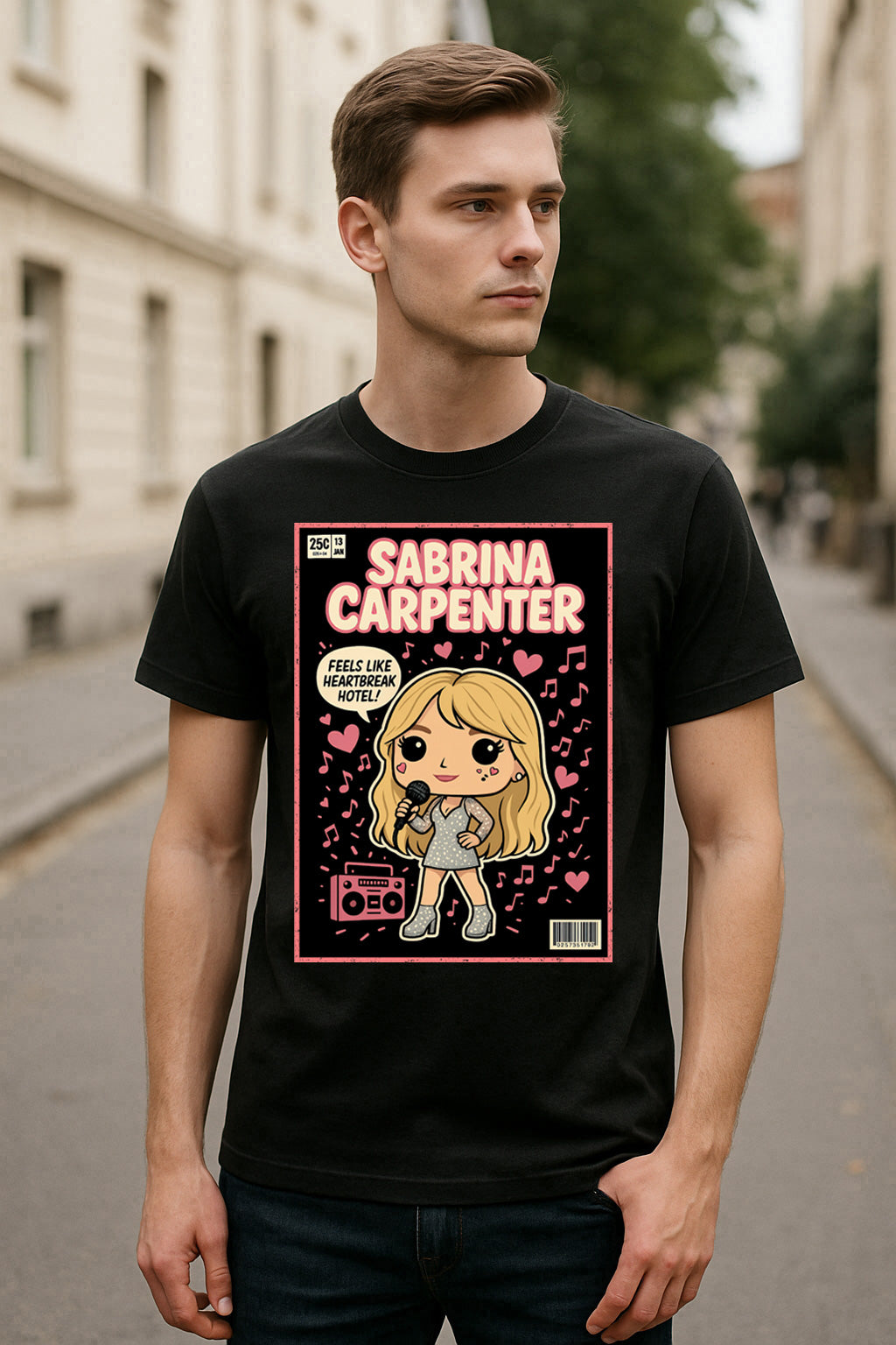 Sabrina Carpenter Espresso Pop Funko Pop Style Unisex T-Shirt