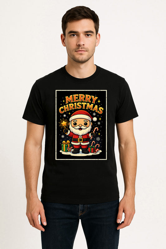 Merry Christmas Santa Classic Unisex Christmas T-Shirt or Hoodie