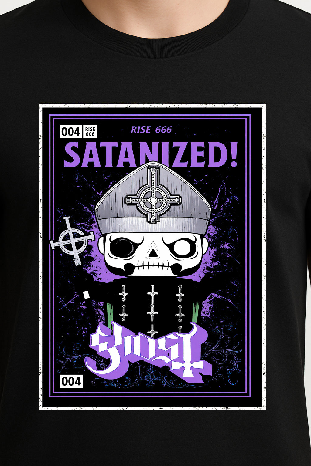 Ghost “Satanized!” Unisex T-Shirt – Heavy Metal Band Occult Rock Icon Graphic Tee
