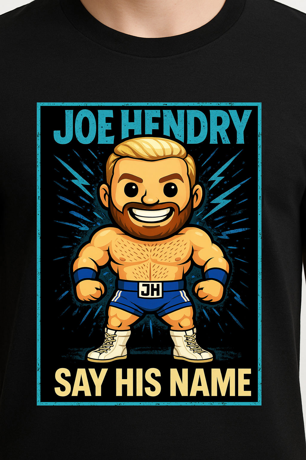 Joe Hendry Say His Name Retro Wrestling Unisex T-Shirt Cartoon Tee