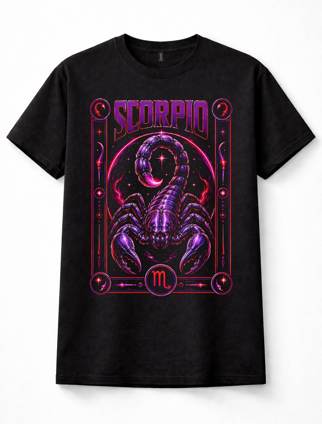 Scorpio Zodiac Scorpion Astrology Horoscope Star Sign Celestial Unisex T-Shirt