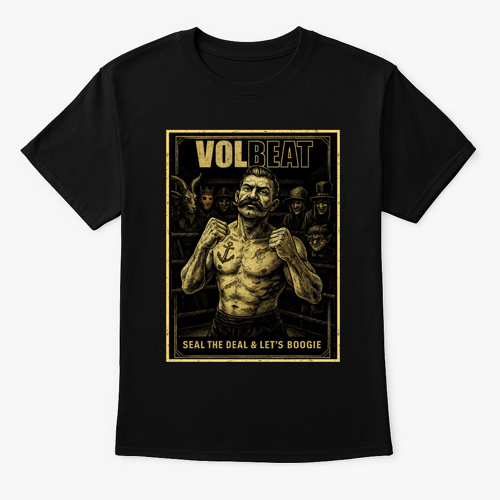 Volbeat – Seal the Deal & Let’s Boogie Unisex T-Shirt Rockabilly Metal Merch Tee