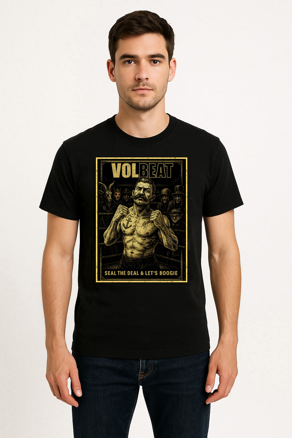 Volbeat – Seal the Deal & Let’s Boogie Unisex T-Shirt Rockabilly Metal Merch Tee