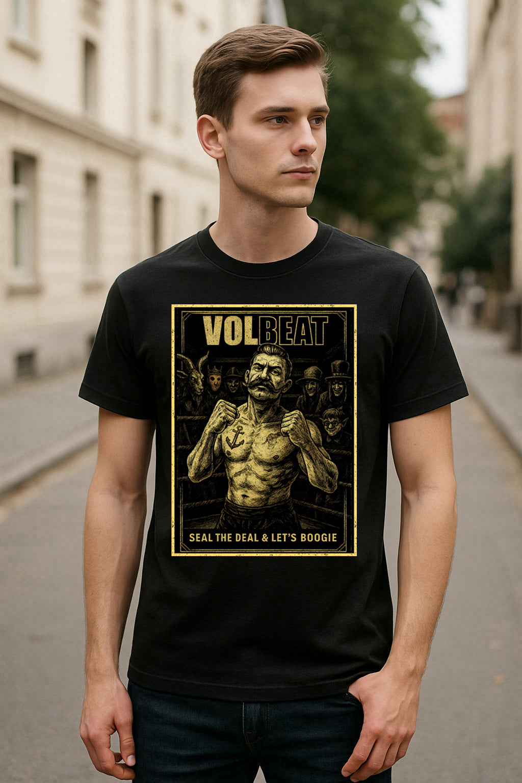 Volbeat – Seal the Deal & Let’s Boogie Unisex T-Shirt Rockabilly Metal Merch Tee