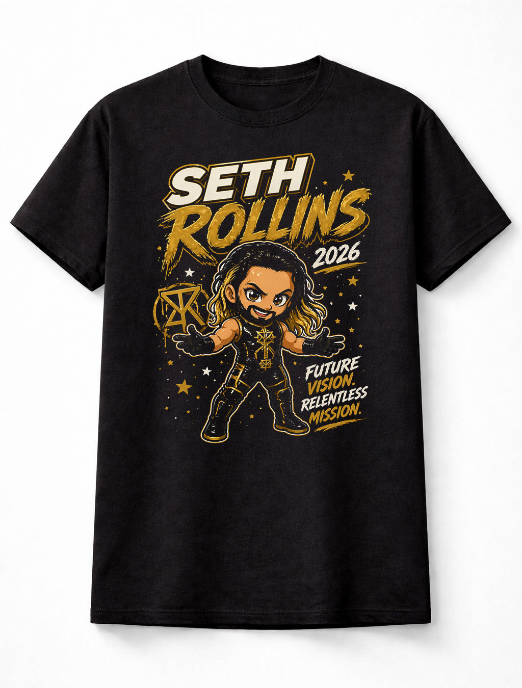Seth Rollins Visionary Architect WWE Wrestling Graphic Unisex T-Shirt
