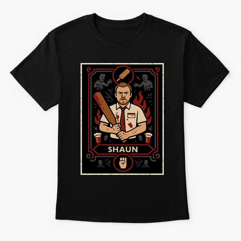 Shaun Retro Comedy Horror Unisex T-Shirt Shaun of the Dead Graphic Tee