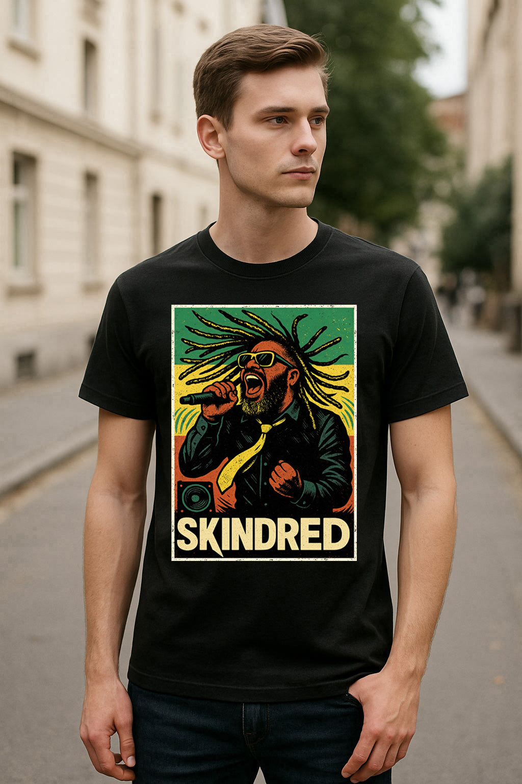 Skindred – Reggae Metal Unisex T-Shirt Band Merch Tee