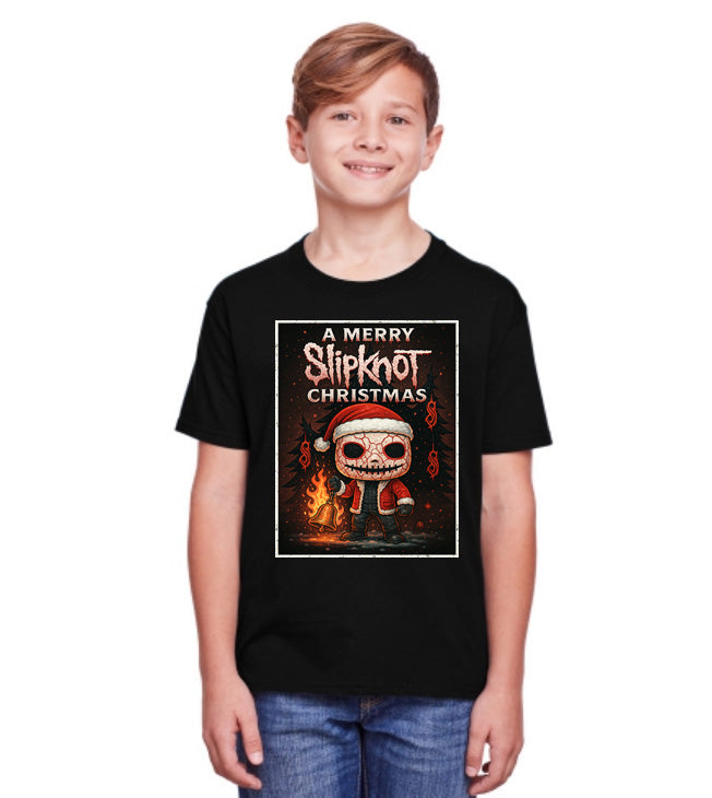 Slipknot Merry Christmas Metal Unisex Christmas T-Shirt or Hoodie