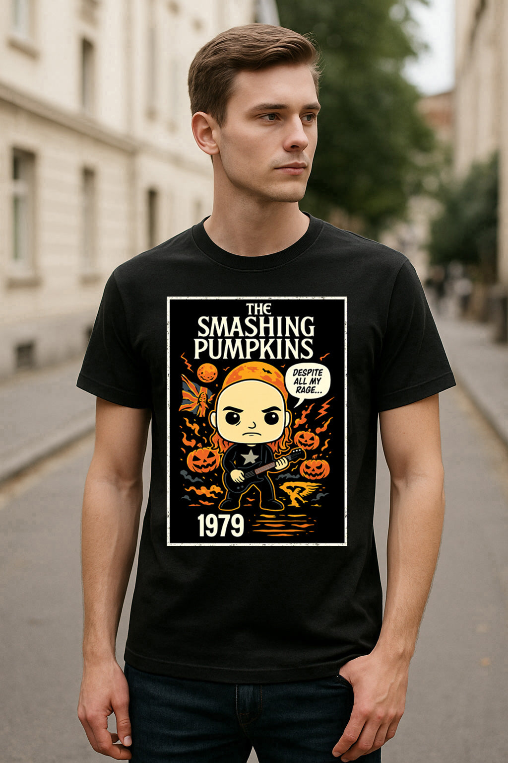 Smashing Pumpkins 1979 Alternative Rock Funko Pop Style Unisex T-Shirt