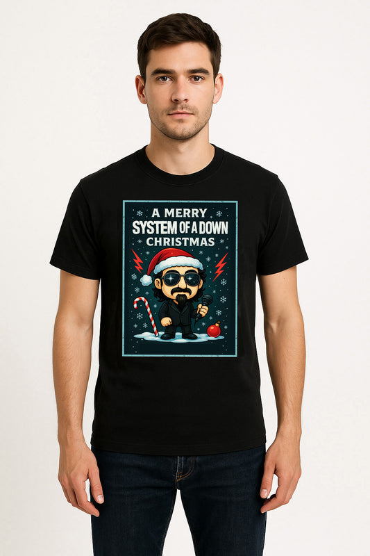 System of a Down Merry Christmas Rock Legend Unisex Christmas T-Shirt or Hoodie