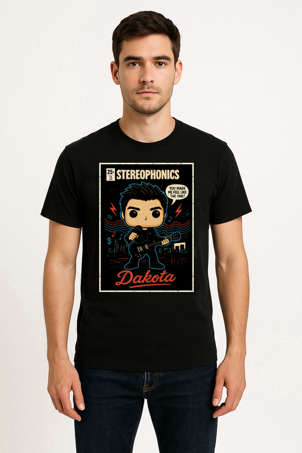 Stereophonics Dakota Alternative Rock Funko Pop Style Unisex T-Shirt