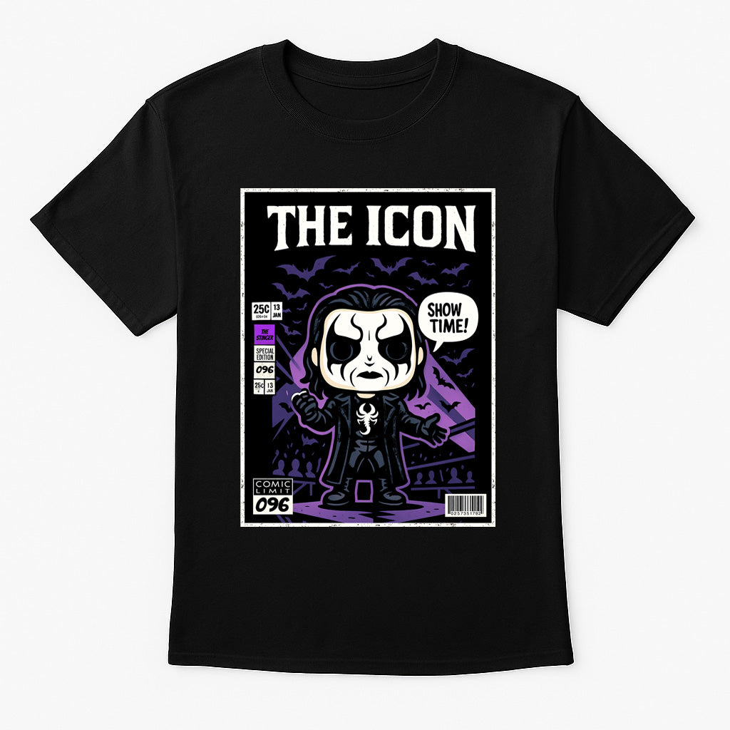 Sting “Showtime” Pop Comic Wrestling Unisex T-Shirt The Icon Lives Edition