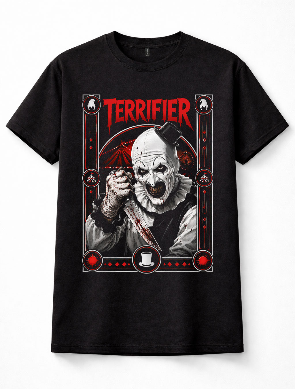 Terrifier Art the Clown Horror Movie Killer Slasher Halloween Unisex T-Shirt