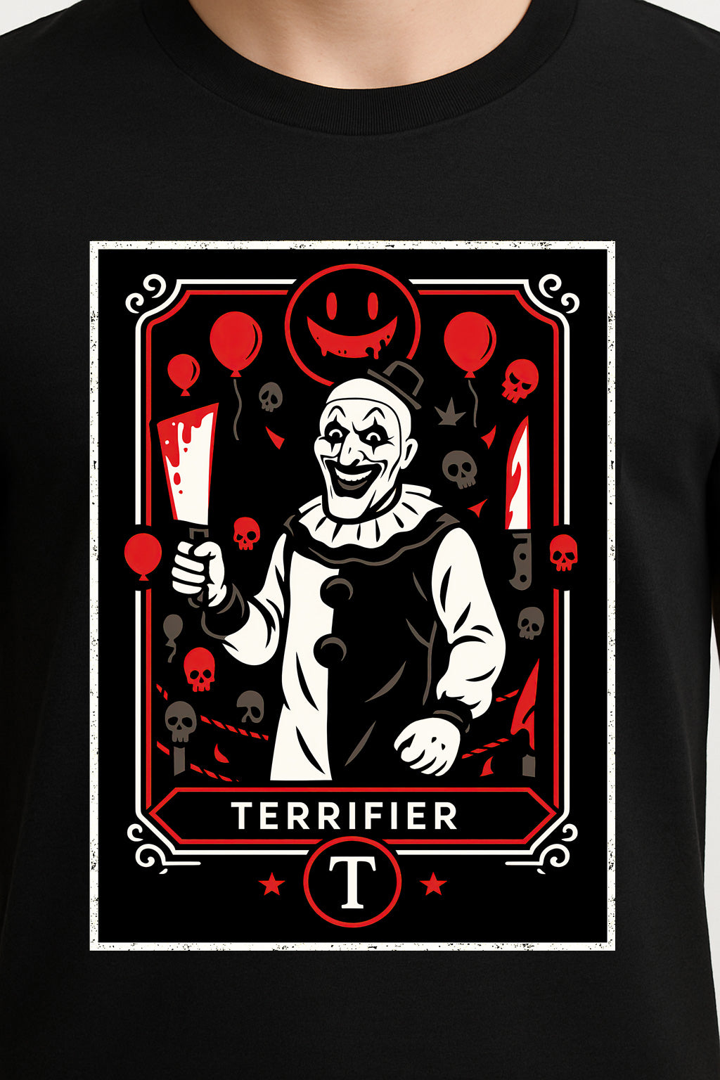 Art the Clown “Terrifier” Unisex T-Shirt – Cult Horror Slasher Movie Graphic Tee