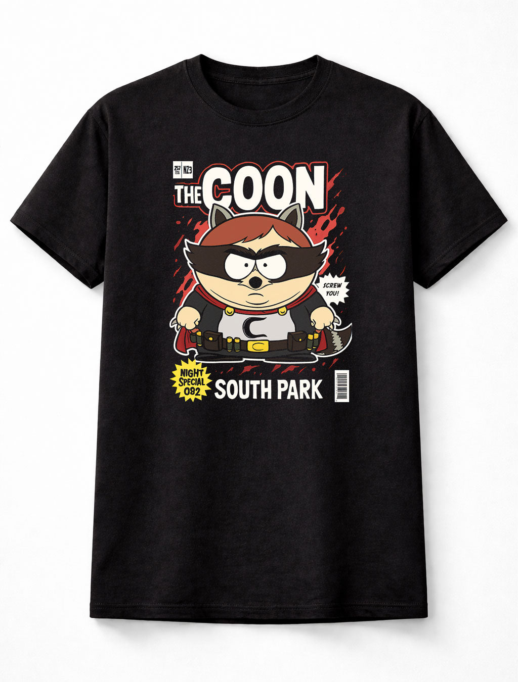 The Coon South Park Night Special Unisex Black Graphic Tee
