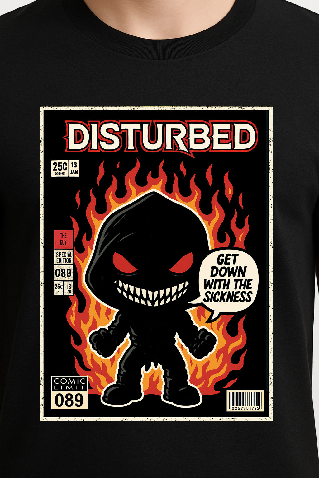 Disturbed “Get Down With the Sickness” Unisex T-Shirt – Heavy Metal Nu Metal Icon Graphic Tee