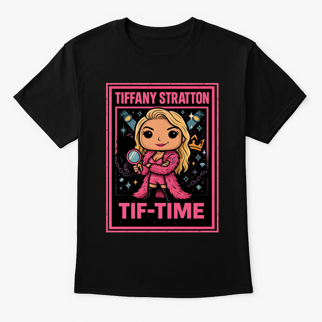 Tiffany Stratton “Tiff-Time” Pop Comic Wrestling Unisex T-Shirt Center of the Universe Edition