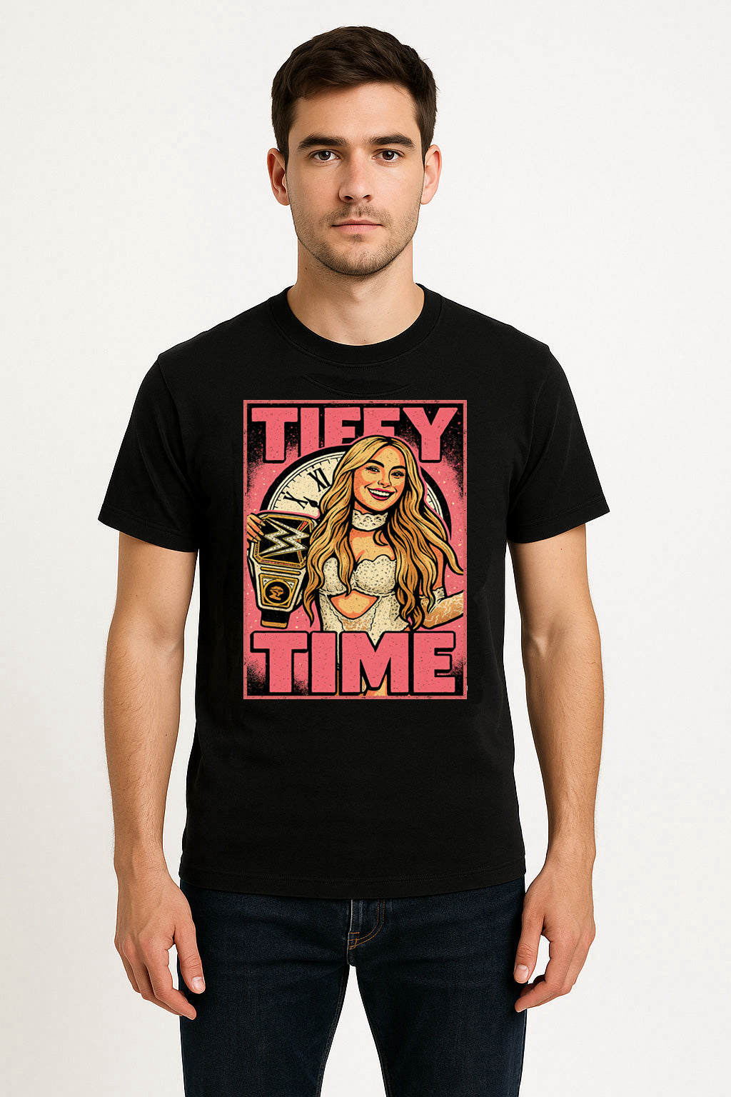 Tiffany Stratton “Tiffy Time” Retro Wrestling Unisex T-Shirt Champion’s Hour Edition