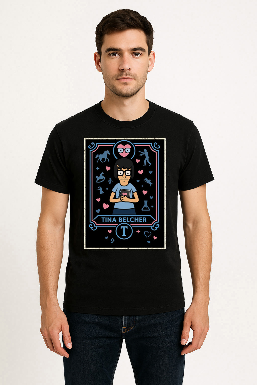 Tina Belcher Retro Cartoon Unisex T-Shirt Bob’s Burgers Character Tee