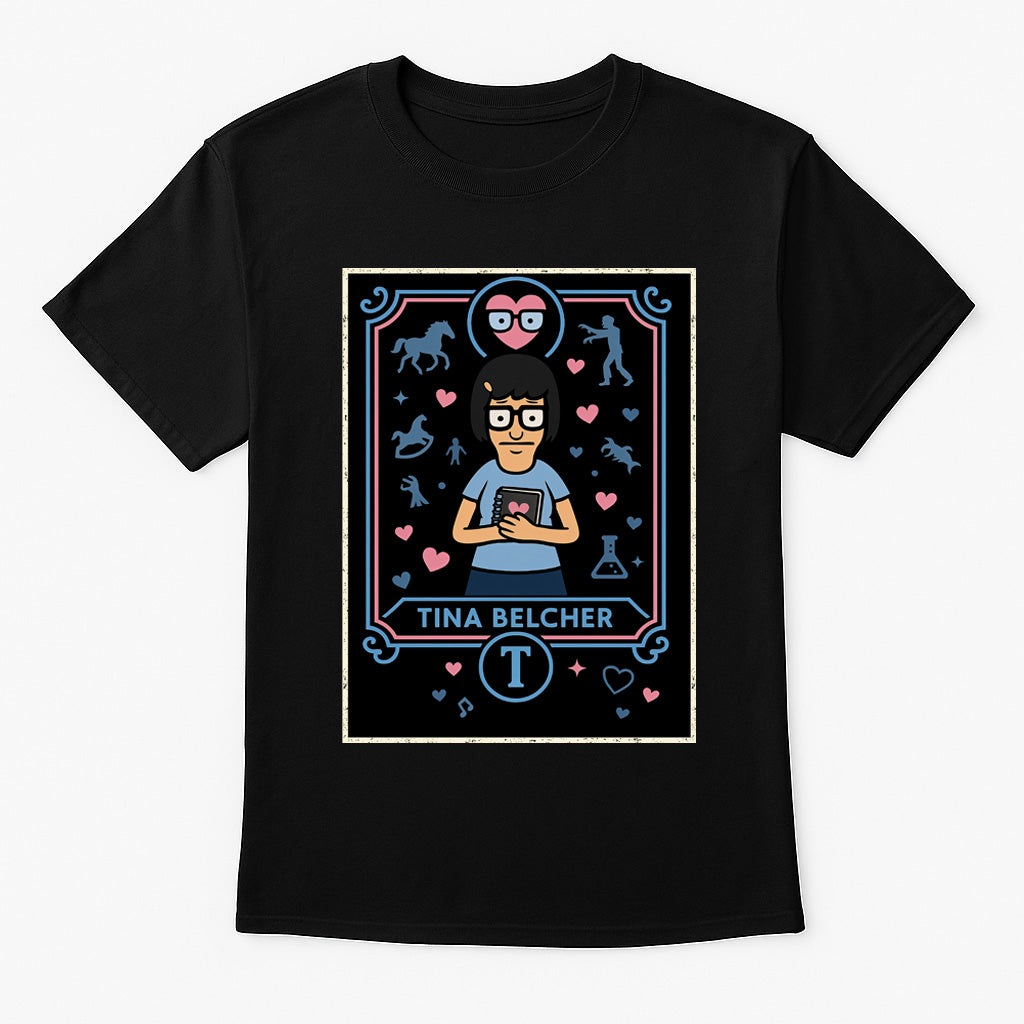 Tina Belcher Retro Cartoon Unisex T-Shirt Bob’s Burgers Character Tee