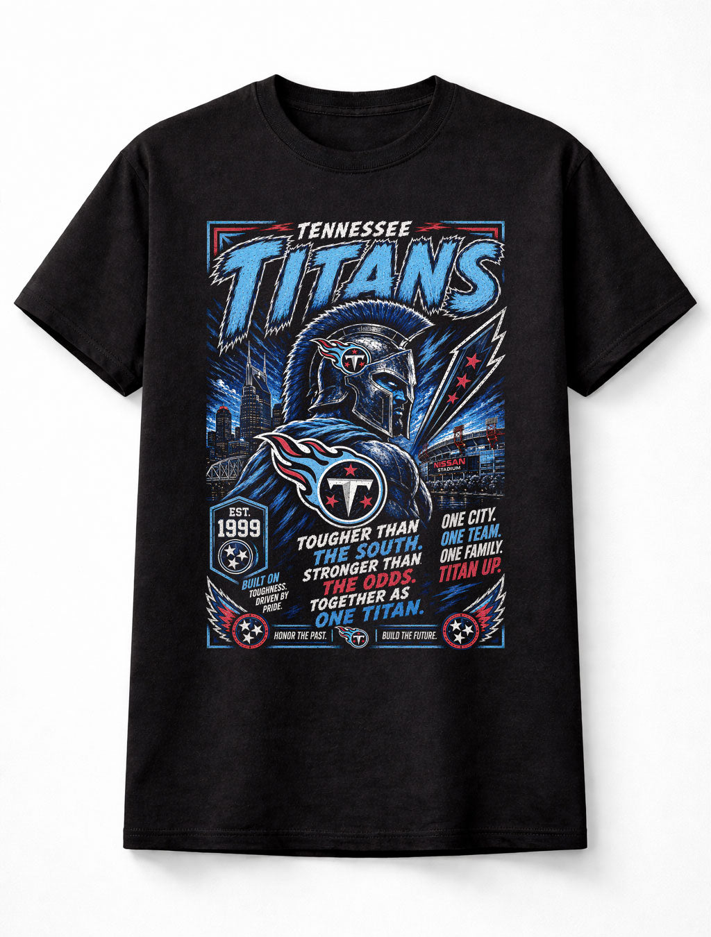Tennessee Titans NFL Football Fan Gift Titan Up Pride Unisex T-Shirt